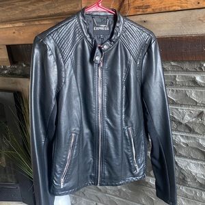 Express leather jacket